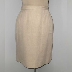 Jessica Tierney tan skirt Sz 10